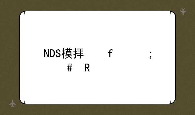 NDS模拟器怎么放大