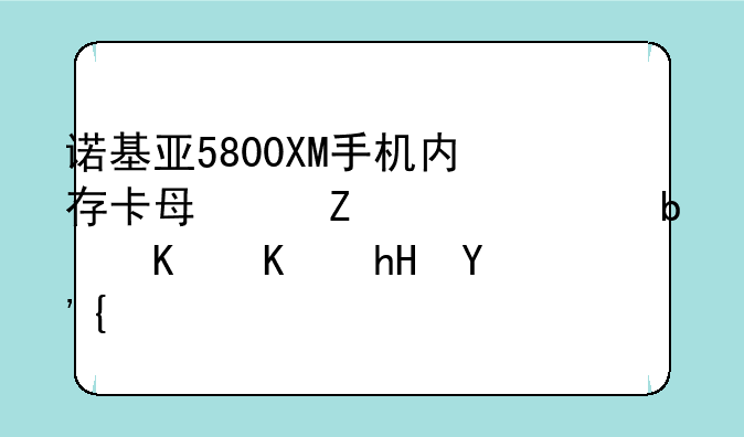 诺基亚5800XM手机内存卡每个文件夹是什么意思？