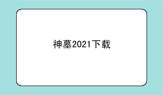 神墓2021下载