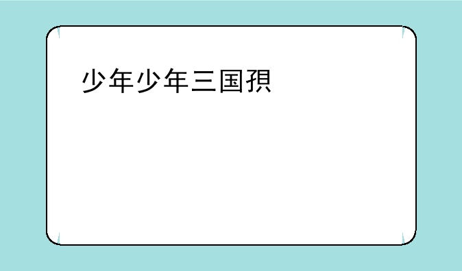少年少年三国志