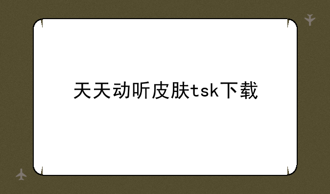 天天动听皮肤tsk下载