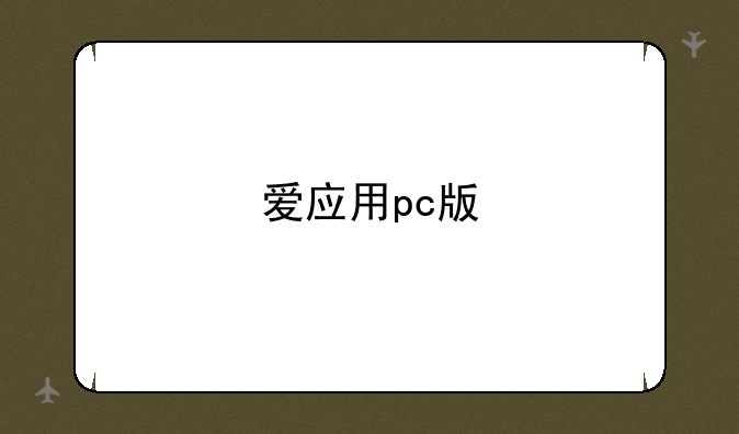 爱应用pc版